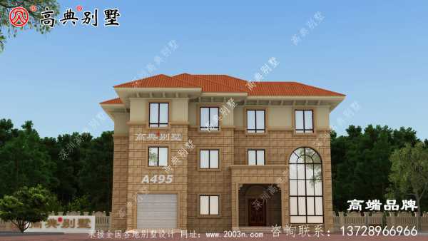 182平方米歐式二層半自建房別墅