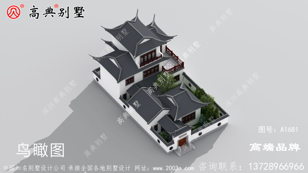 這款新設(shè)計的中式別墅，戶型很是經(jīng)典，農(nóng)村都蓋得起。