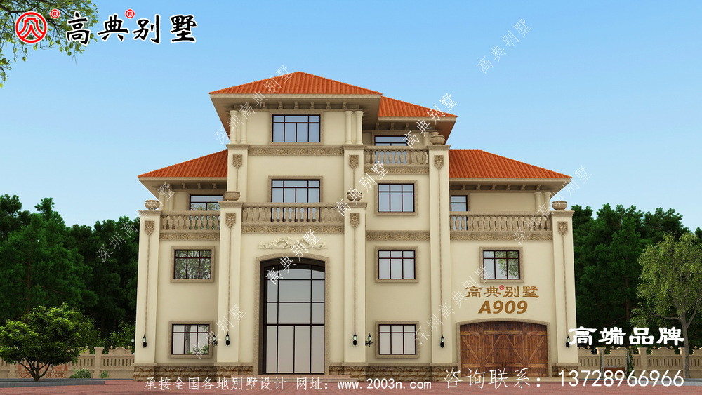簡單時尚的歐式自建別墅，是如今建房的最愛，越來越受歡迎。