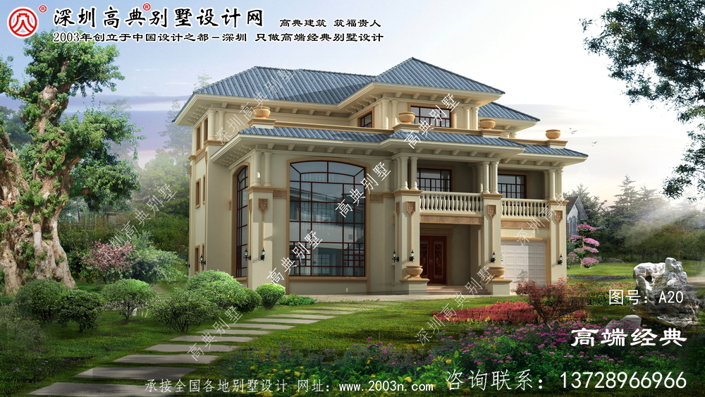 新沂市三層復式別墅外觀圖片大全