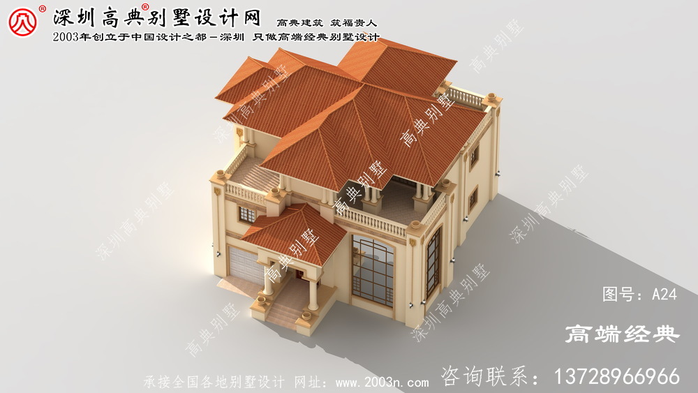 崇明縣高端歐式三層復式別墅效果圖 崇明縣高端歐式三層復式別墅效果圖