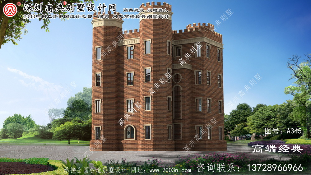 桐廬縣經(jīng)典五層自建別墅設(shè)計圖