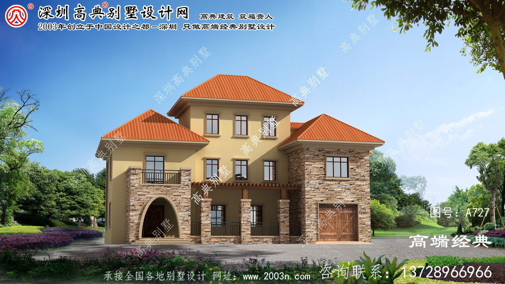 永康市豪華自建別墅設計 永康市豪華自建別墅設計