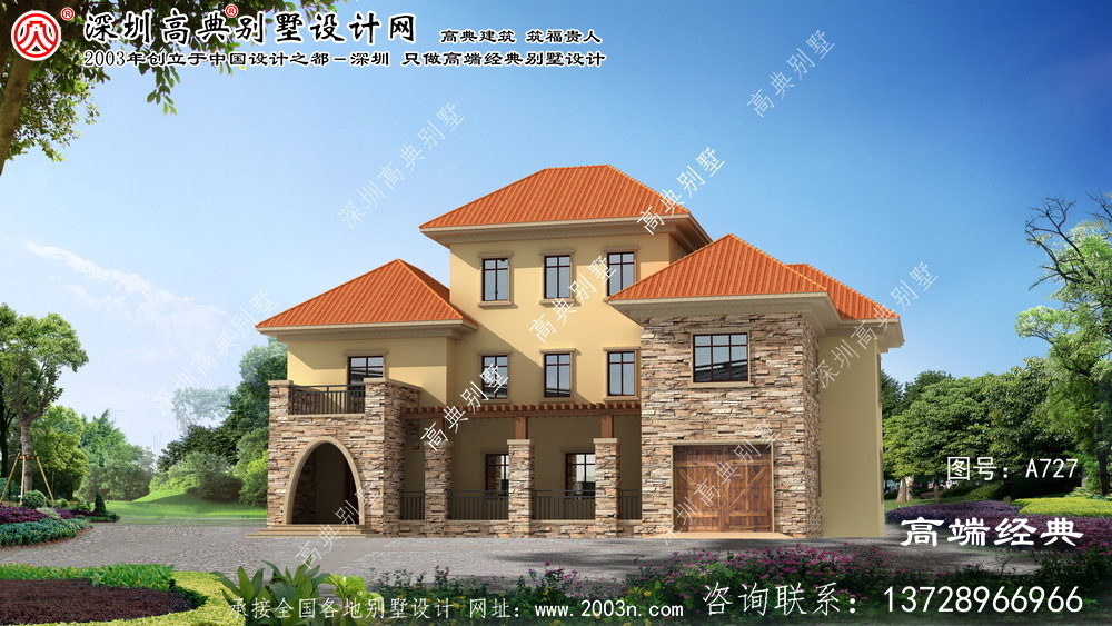 永康市豪華自建別墅設計