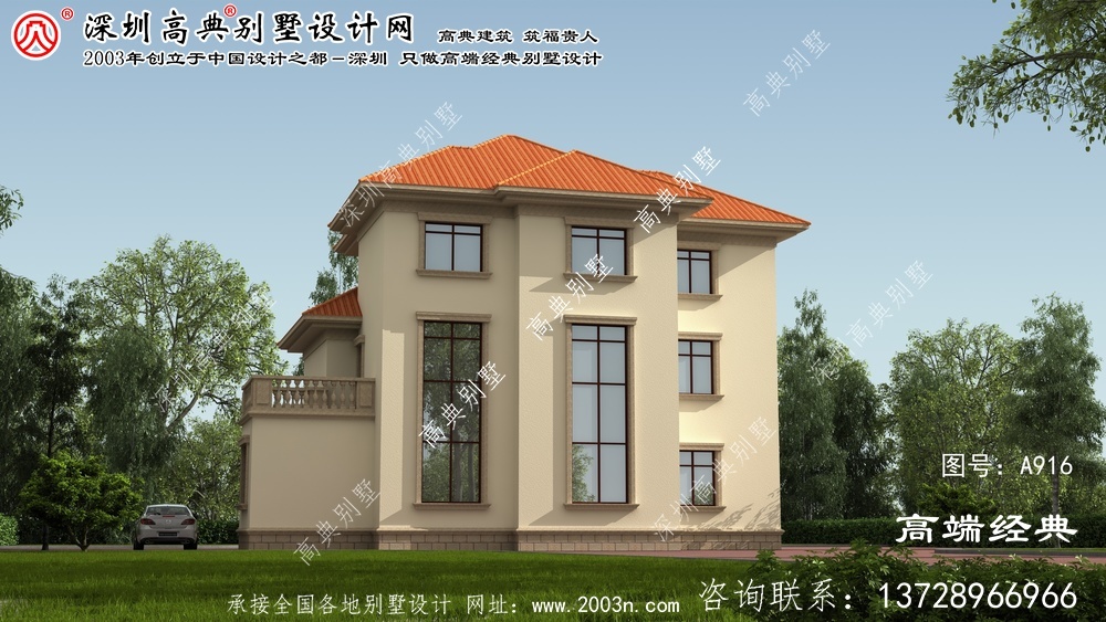 閩清縣三層現(xiàn)代別墅