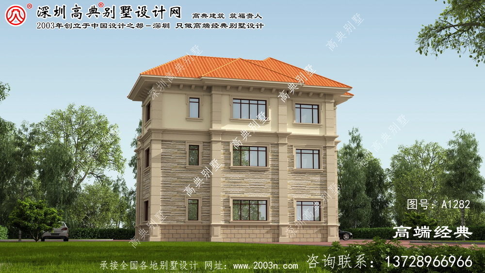 長安區(qū)農(nóng)村別墅設(shè)計圖紙及效果圖大全三層