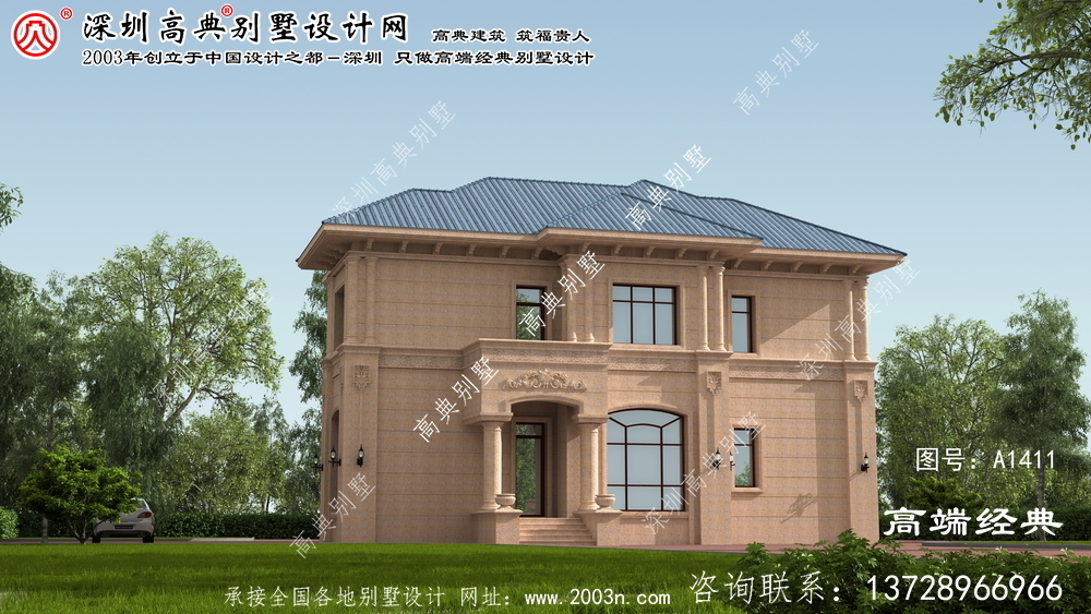 望都縣歐式石材外觀效果圖