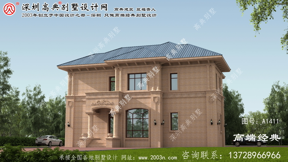 望都縣歐式石材外觀效果圖