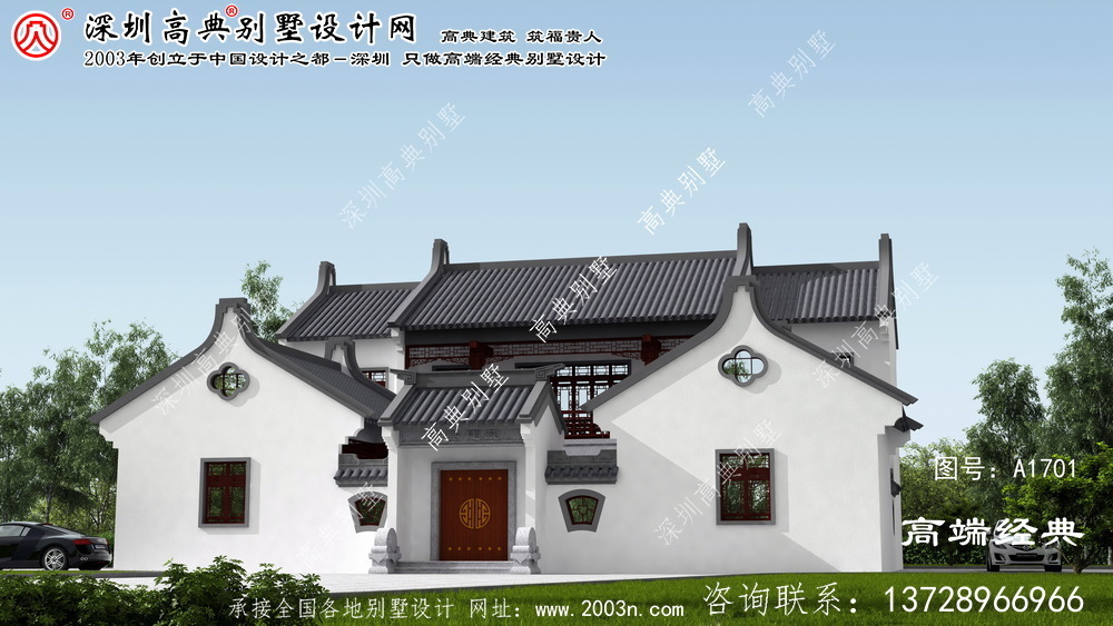 右玉縣農村庭院二層小別墅素雅高級灰風格