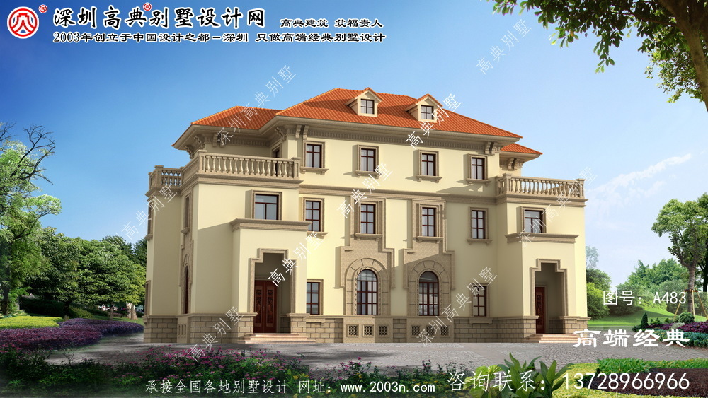 烏伊嶺區雙拼別墅三層設計圖 烏伊嶺區雙拼別墅三層設計圖
