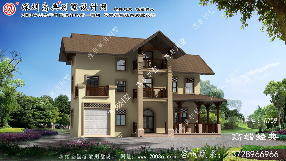 修武縣農村別墅兩層設計圖