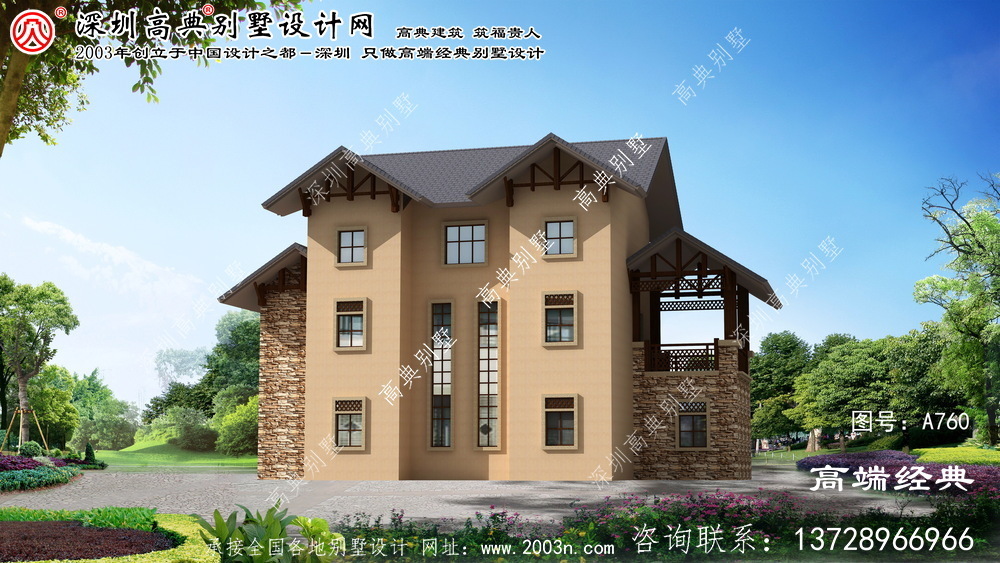 武陟縣三層別墅室內設計圖