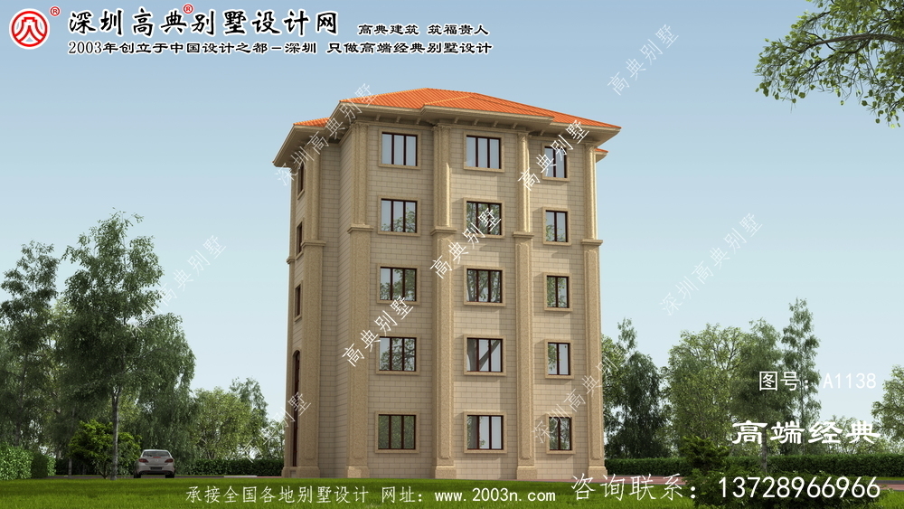 長沙縣高層別墅戶型圖