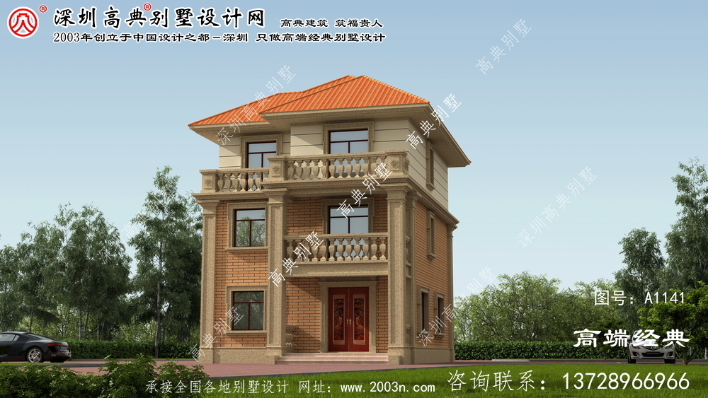 株洲市105平米別墅圖紙