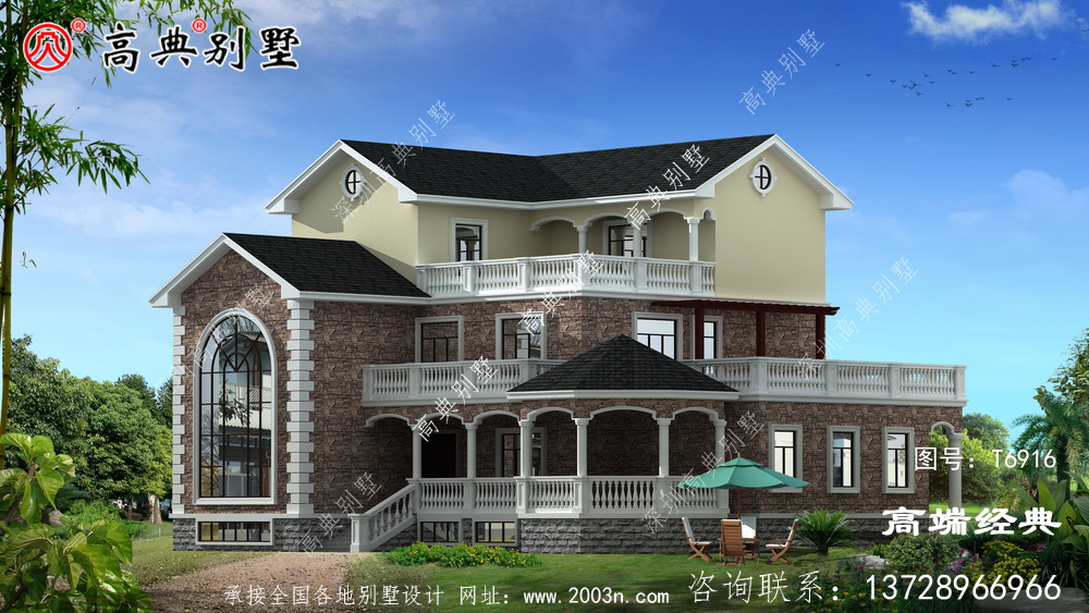 陸良縣農村三層別墅設計網