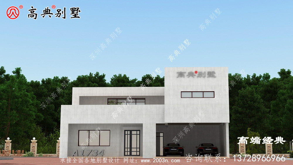 福貢縣農村兩層別墅設計 福貢縣農村兩層別墅設計