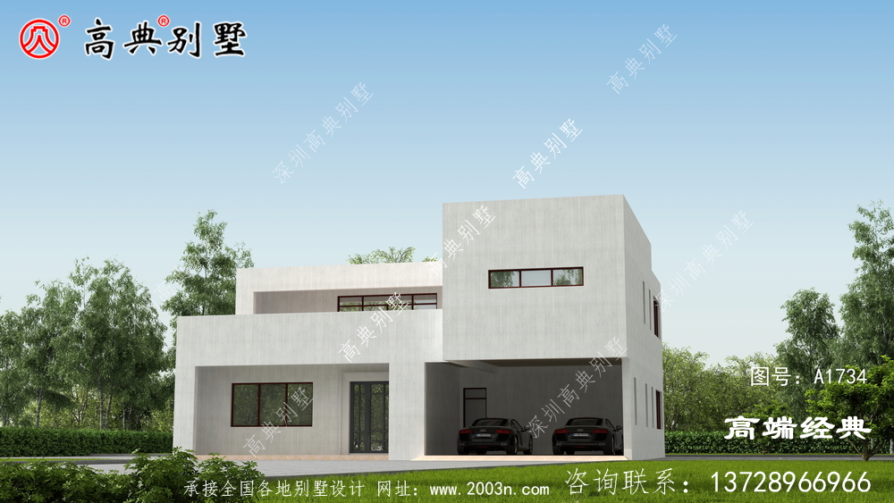 福貢縣農村兩層別墅設計
