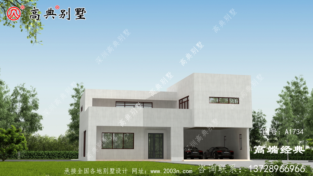 福貢縣農村兩層別墅設計