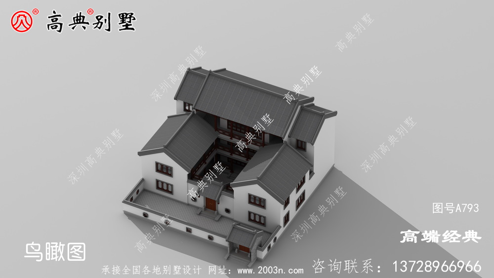 中式二層別墅設計圖 中式二層別墅設計圖