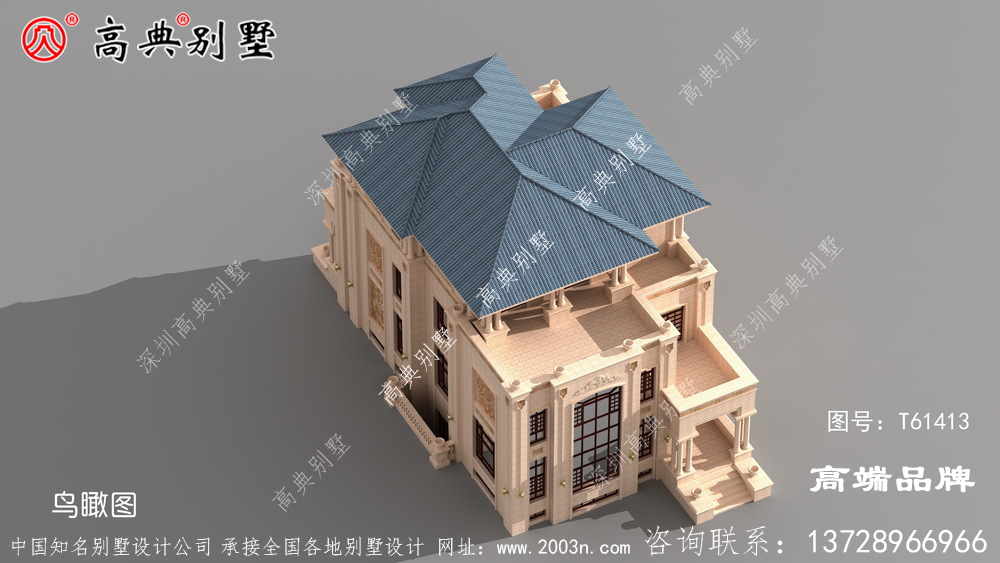 歐式石材設計瞬間提升了別墅整體的品位 。