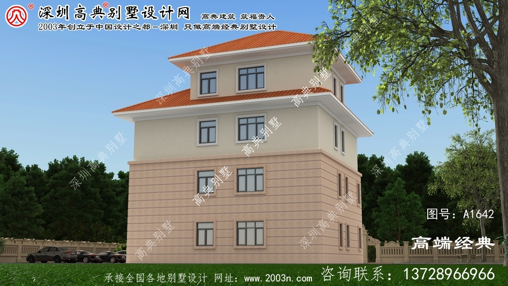 醴陵市四層別墅設計圖紙及效果圖打造 最溫馨 的小家