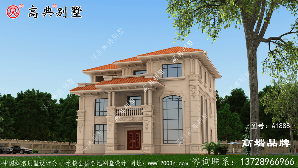 三層自建房設計圖絕對適合農村建設 !