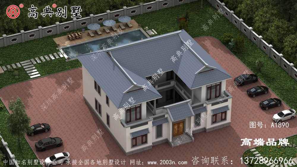 占地297平米自建房設計圖滿足大家庭的居住空間