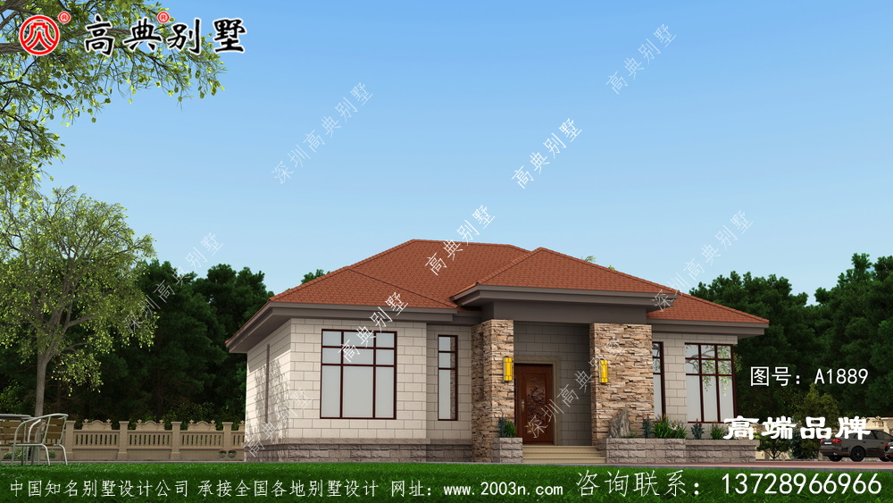 帶堂屋自建房設計圖新農村要有新氣象