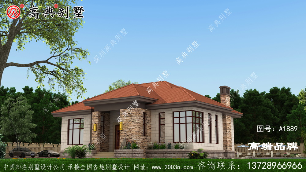 帶堂屋自建房設計圖新農村要有新氣象