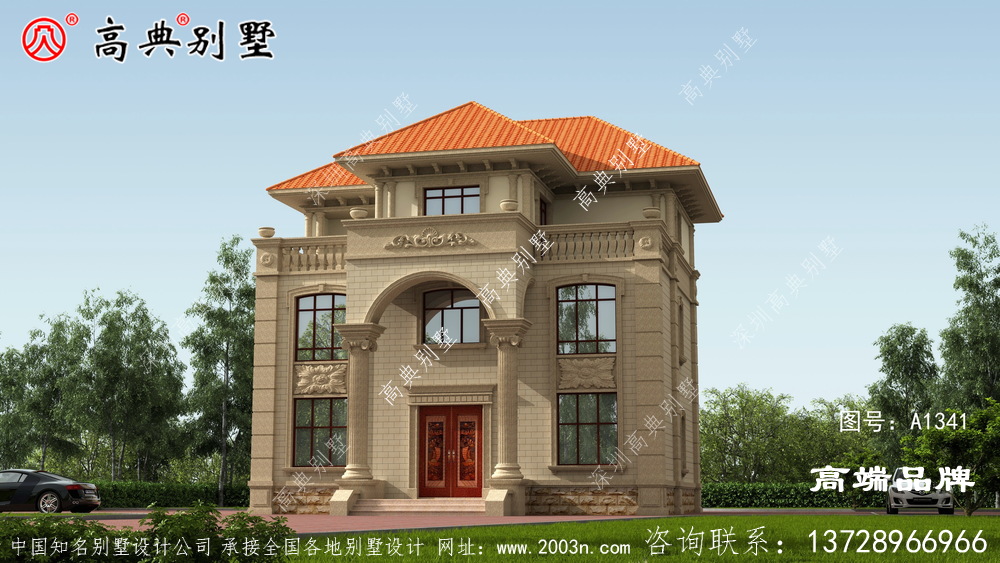 1341平米別墅設(shè)計(jì)外觀簡(jiǎn)單大方造價(jià)低
