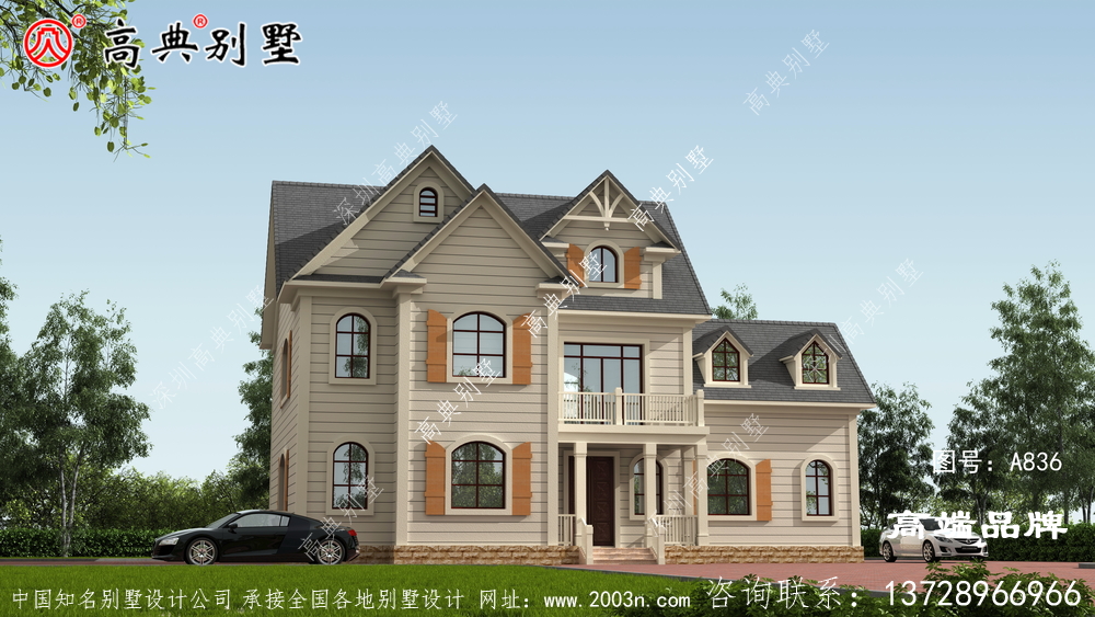 農村自建房圖片多窗保證了室內采光通風