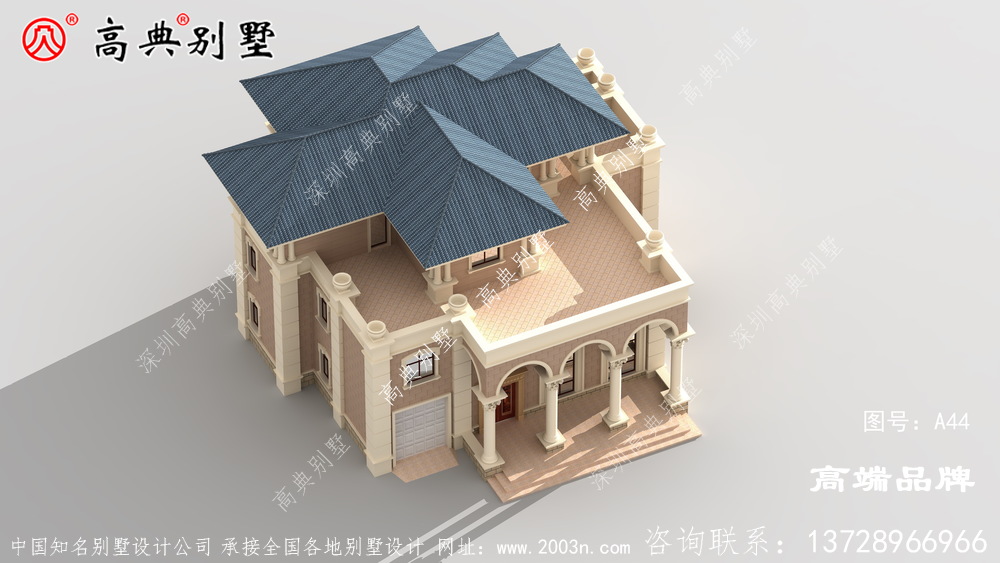 農村自建房設計圖整體私密性很好