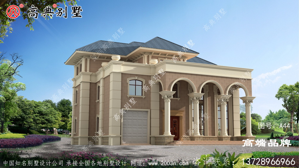 農村自建房設計圖整體私密性很好