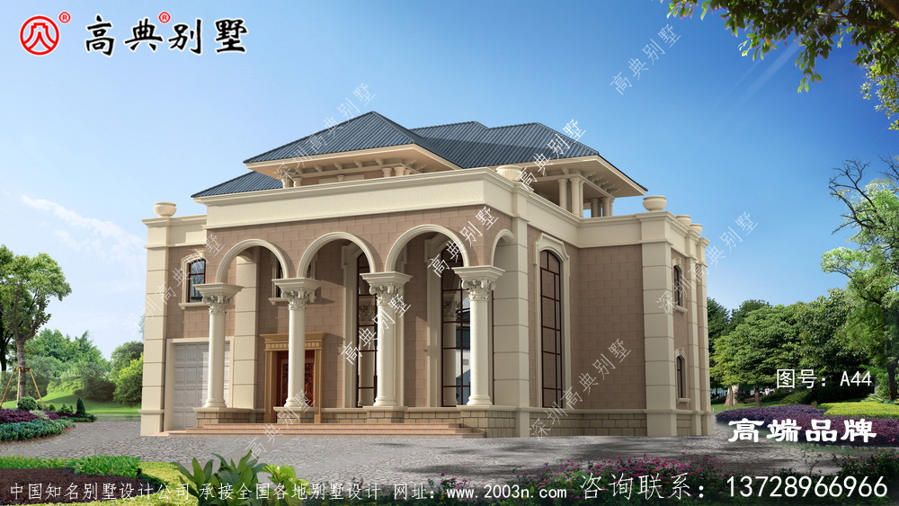 農村自建房設計圖整體私密性很好