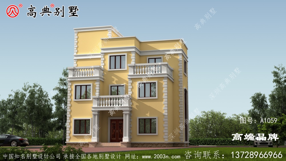 農村樓房圖紙設計村里都在搶著建。