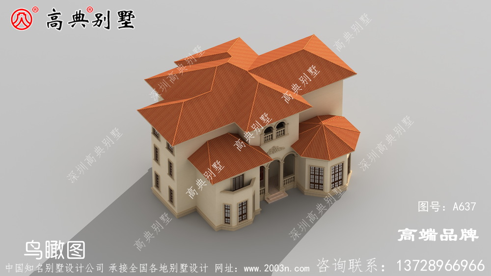 農村自建房別墅設計圖大門超級氣派。
