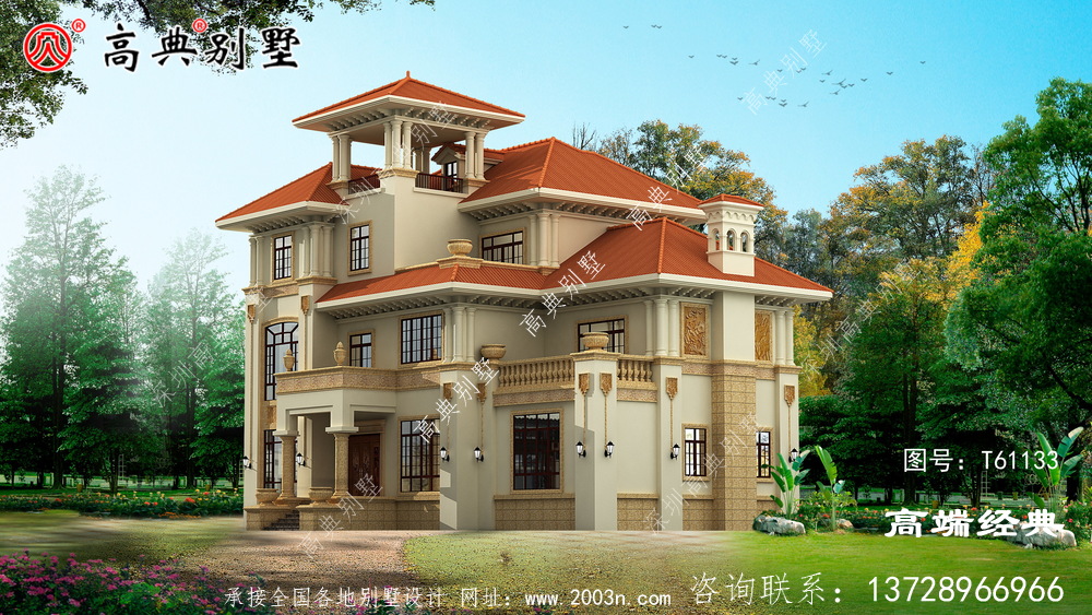 農村房屋設計圖造型簡單卻很時尚