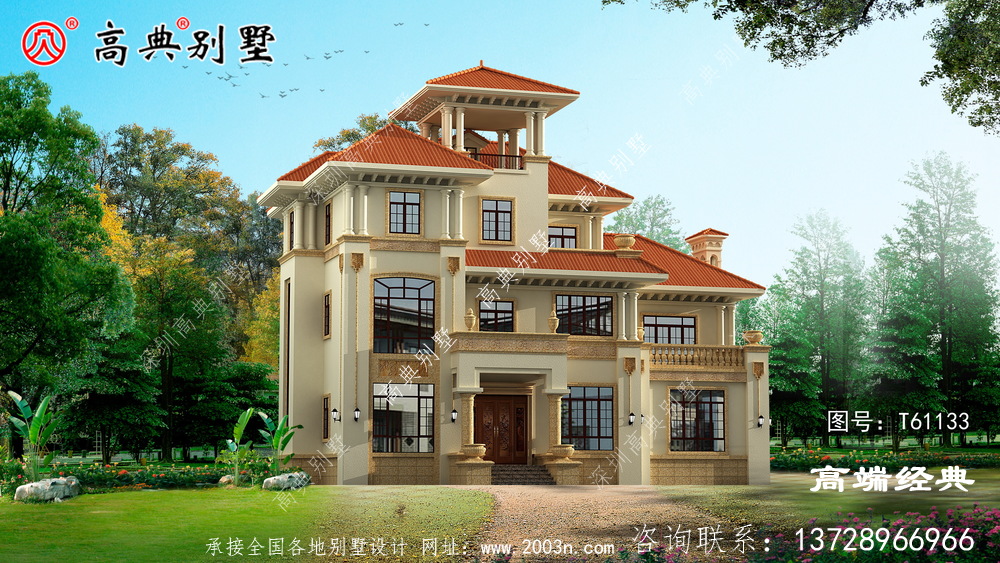 農村房屋設計圖造型簡單卻很時尚