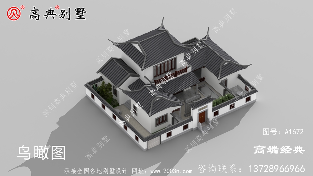 中式徽派二層小別墅，春賞花夏乘涼，秋賞月冬掃雪丹陽市