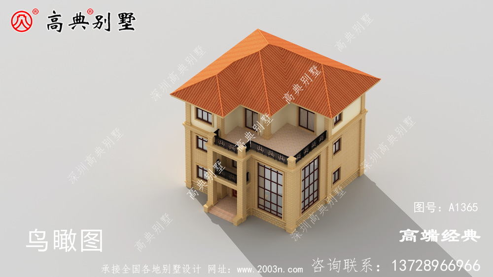 這樣的復式別墅非常適合農村建造!