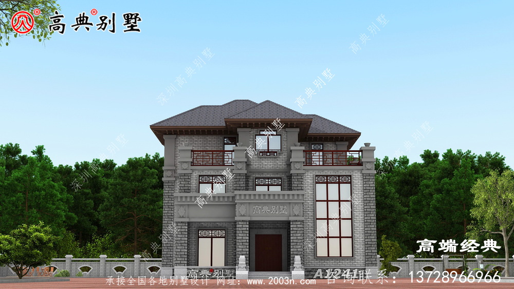 戶外休閑露臺，也讓外形更具層次感