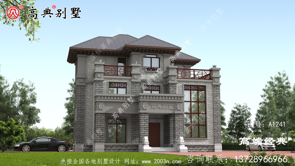 戶外休閑露臺，也讓外形更具層次感