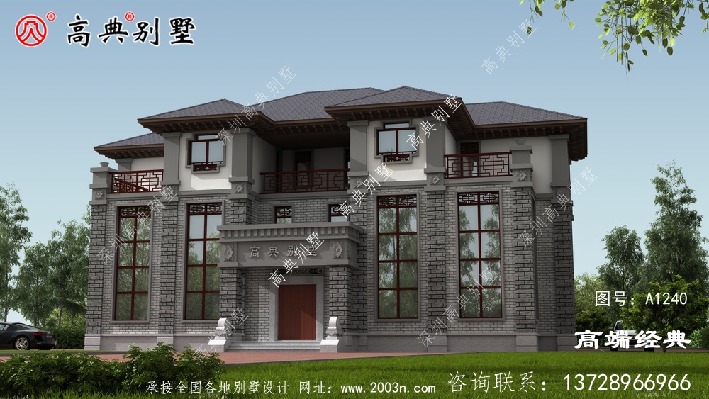 豪華雙復(fù)式中式設(shè)計圖紙,匠心雕琢