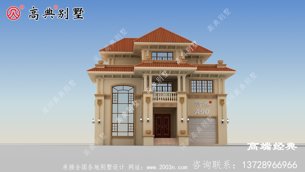 簡歐別墅給人一種非常和諧的感覺 簡歐別墅給人一種非常和諧的感覺