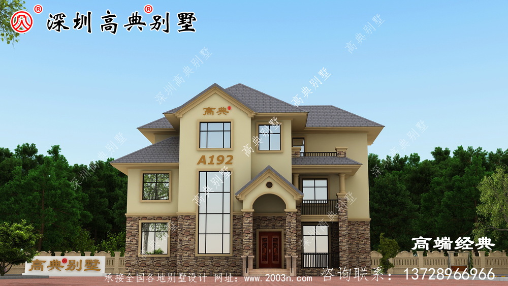 三層農村建房子設計圖，保證讓你眼前一亮