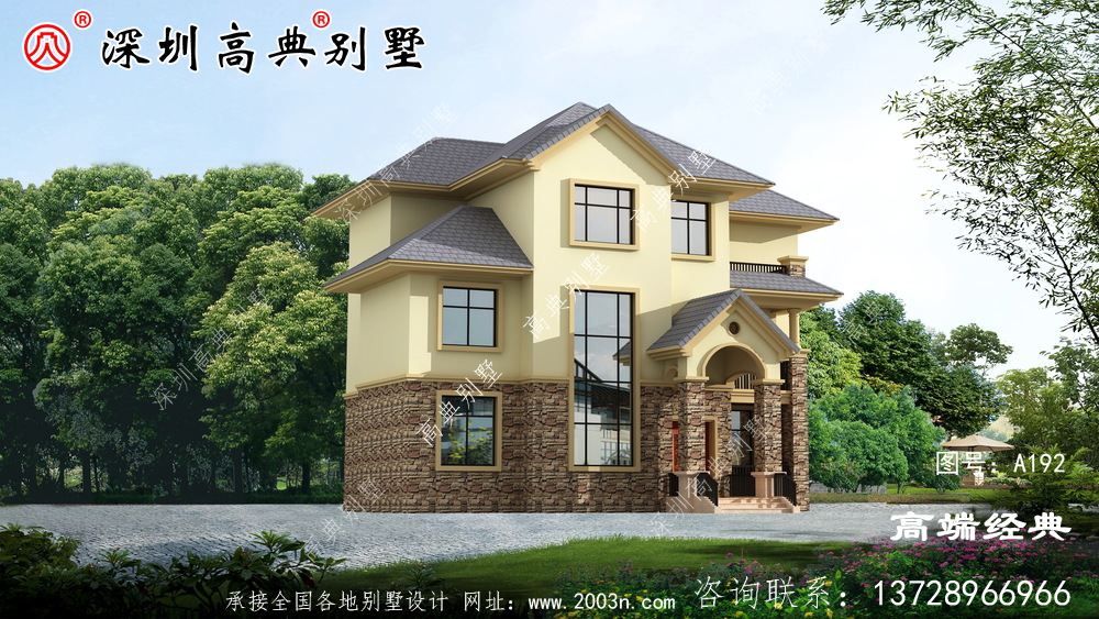 三層農村建房子設計圖，保證讓你眼前一亮