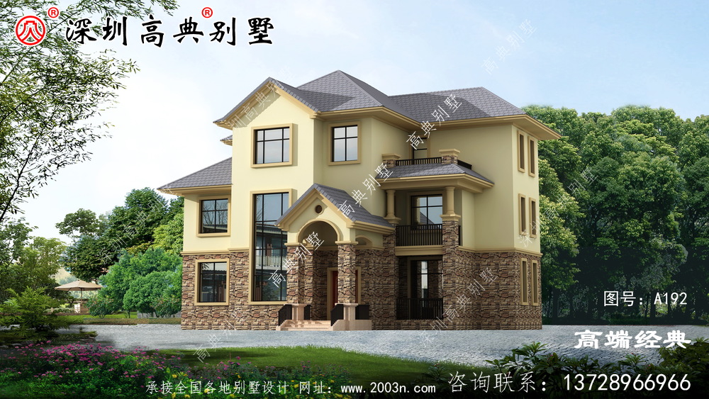 三層農村建房子設計圖，保證讓你眼前一亮