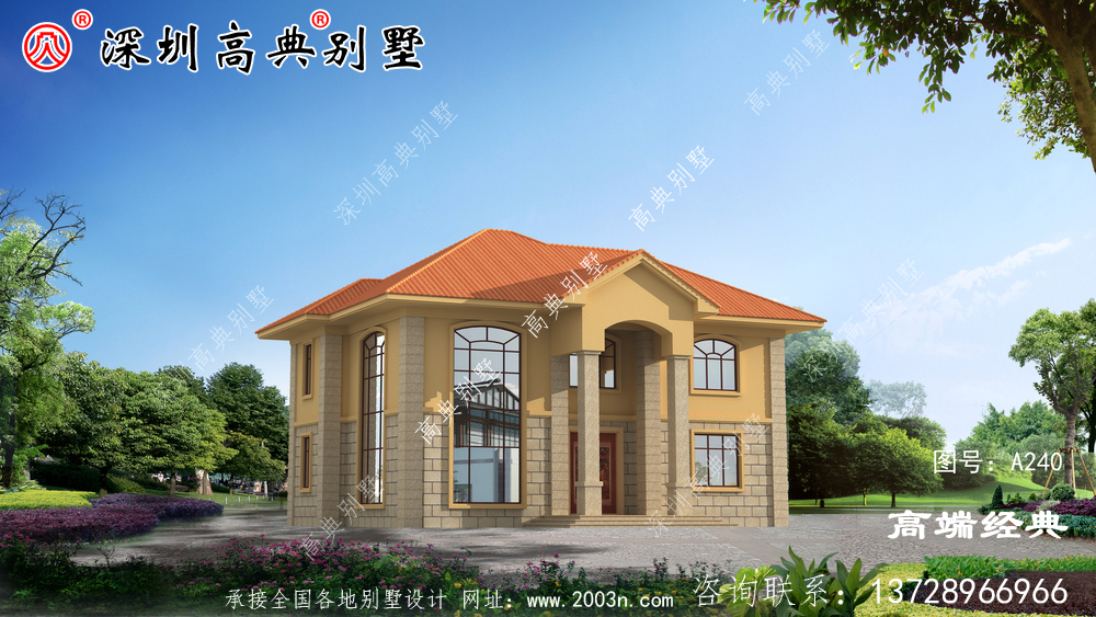 鄉下自建二層房設計圖紙，總有一款是你中意的