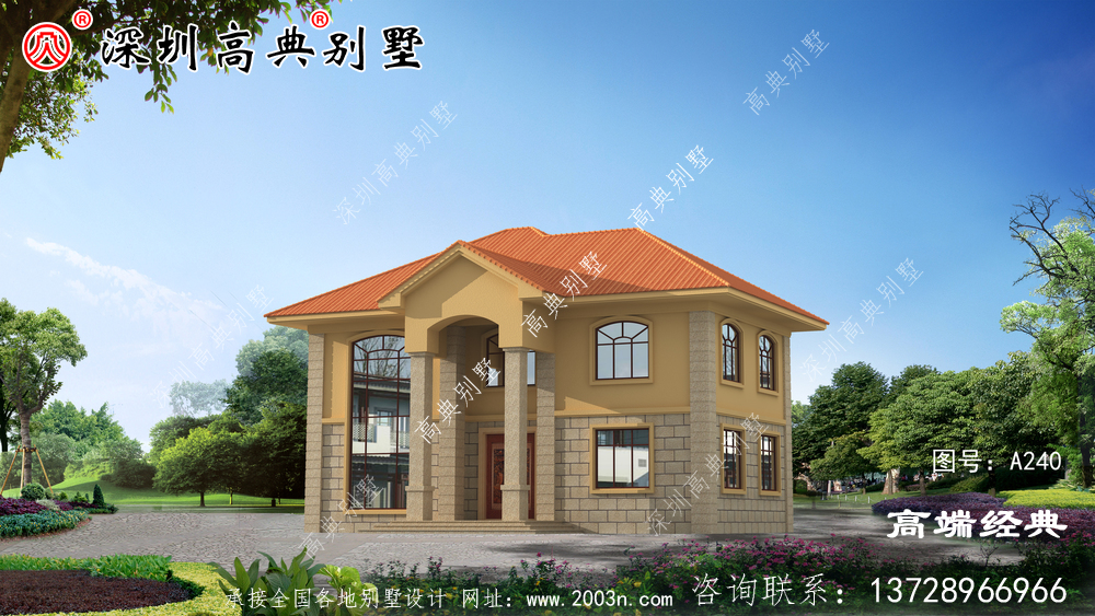 鄉下自建二層房設計圖紙，總有一款是你中意的