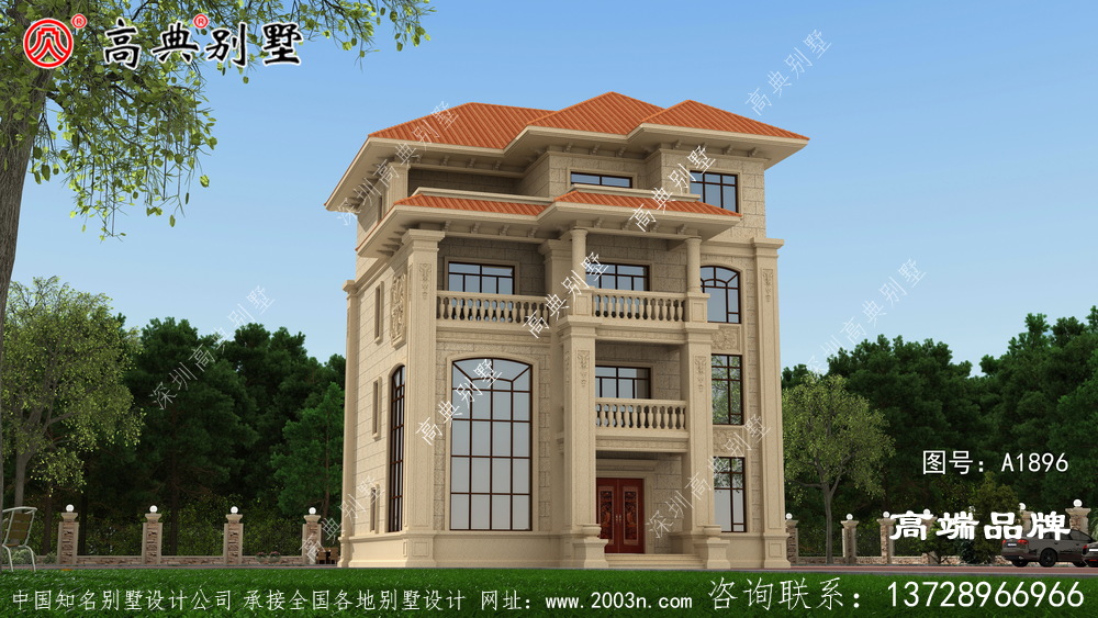 凸顯歐式的精致和高貴,四層戶型設計 凸顯歐式的精致和高貴,四層戶型設計